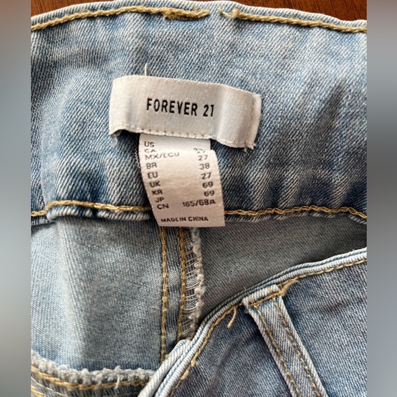 Forever 21 Blue Women's Shorts size 27 - Picture 3 of 5